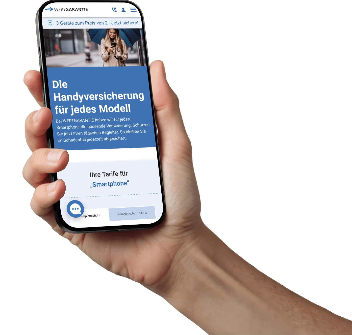 hand smarthpon wertgarantie