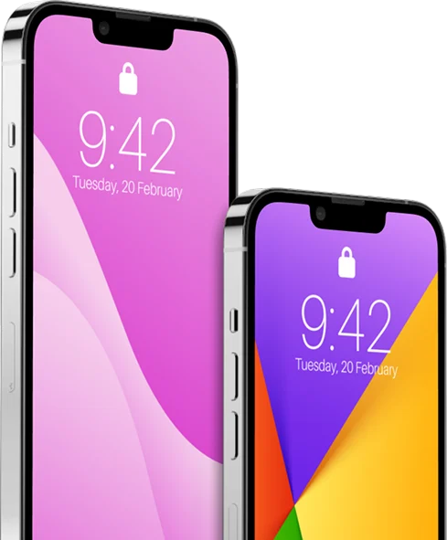 smartphones mockup